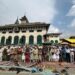 People pray at Dastageer Sahib Shrine on the annual Urs.