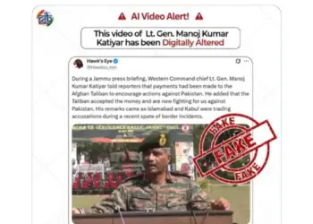 PIB FactCheck debunks fake video of Western Command chief on Taliban