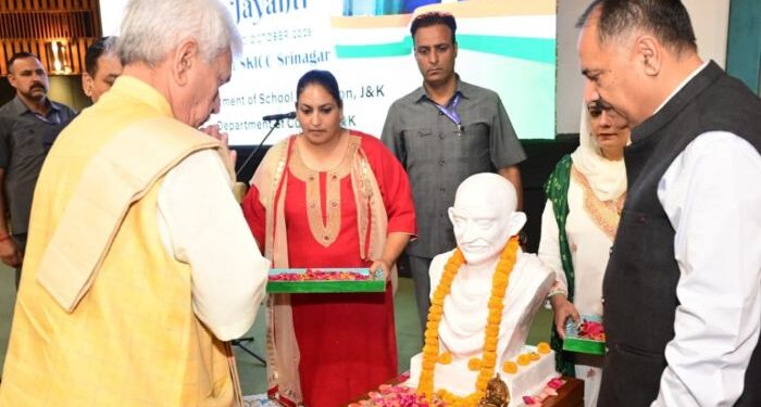 On Gandhi Jayanti, LG urges people to adopt Swadeshi, buy products made by SHGs, MSMEs