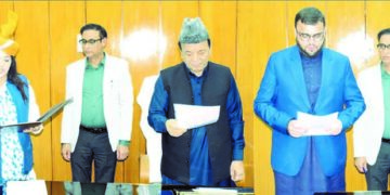 J&K Assembly Speaker administers oath to newly elected MLAs