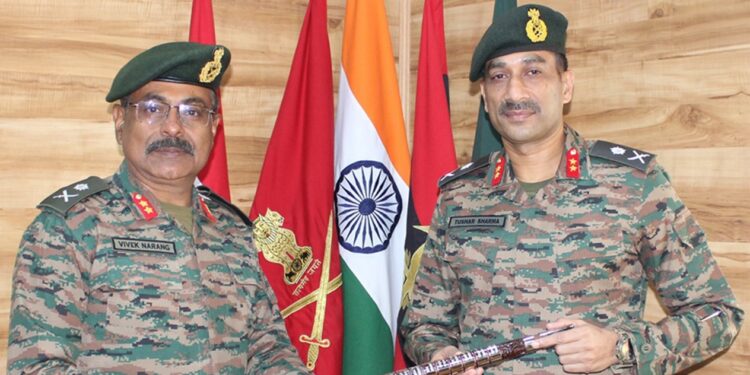 Maj Gen Tushar Sharma takes charge of Army’s Kilo Force