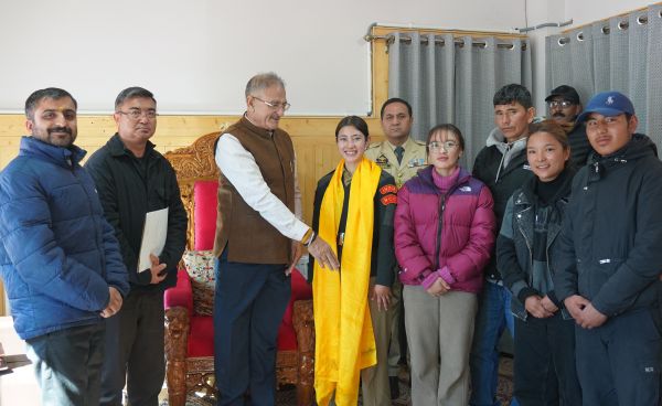 Women Athletes making Ladakh proud: LG Kavinder Gupta