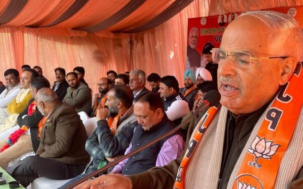 Sunil Sharma, Ashok Koul, Aga Syed Mohsin address massive rally in Budgam