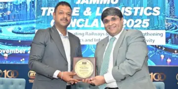 ICC felicitates officer for leading fastest multi-sectoral railway initiatives in J&K