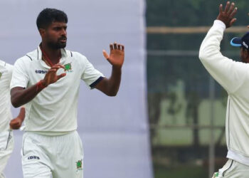 Meghalaya’s Akash Choudhary hits record eight consecutive sixes to make 11-ball fifty in Ranji