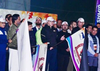 CM Omar Abdullah flags off, participates in 2nd edition of Kashmir Marathon