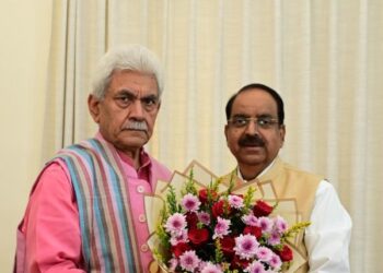 LG meets SKUAST-Jammu VC and Catholic Church delegation