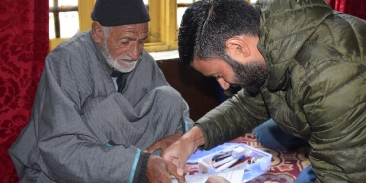 Postal ballot, home voting begins for Budgam assembly bypoll