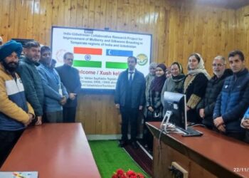 Global sericulture ties strengthened as Tashkent Director visits CSRTI Pampore