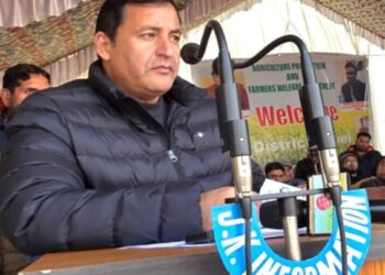 Javid Dar chairs mega Kissan Mela at Agriculture Complex Kupwara