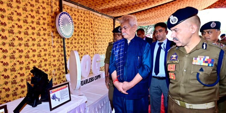 LG visits police commando centre in Jammu; reviews training programme