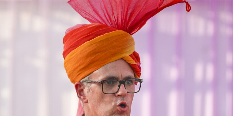 CM Abdullah campaigns for NC candidate in Nagrota