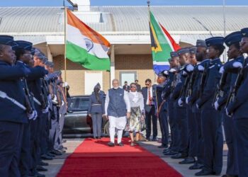 PM Modi departs Johannesburg after concluding his engagements at G20 Leaders’ Summit