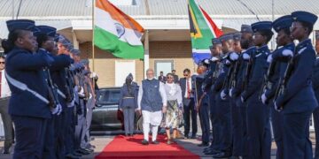 PM Modi departs Johannesburg after concluding his engagements at G20 Leaders’ Summit