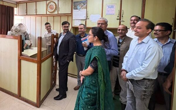 Satish Sharma inspects departmental offices on opening day of Darbar Move