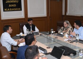 Satish Sharma reviews Single-Window Digital Recruitment System for J&K Deptts