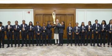 PM Modi meets Indian Women’s blind cricket team after T20 World Cup triumph