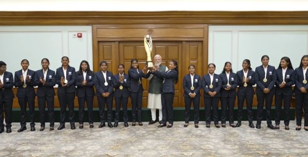 PM Modi meets Indian Women’s blind cricket team after T20 World Cup triumph