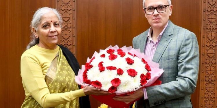 CM meets Union Finance Minister amid deepening fiscal crisis in J&K