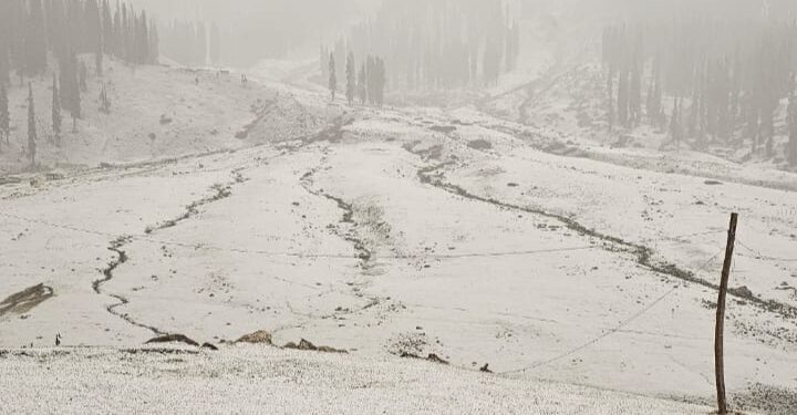 Kashmir’s upper reaches snowed