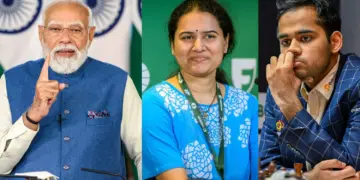 PM Modi congratulates Humpy, Erigaisi on World Rapid bronze medals