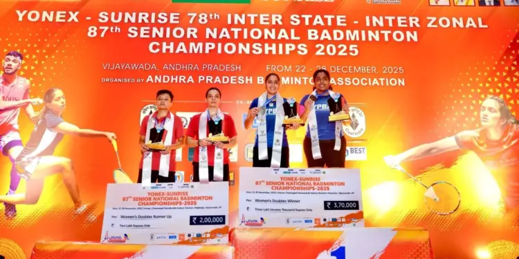 Surya, Rithvik claim women’s and men’s titles in National Badminton Championships