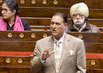 After taking oath as RS member, NC’s Ramzan regrets “POWERLESSNESS of J&K’s elected Govt”