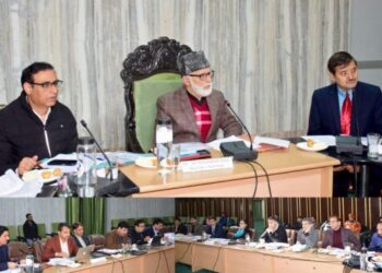 Ali Sagar chairs PUC meeting to examine audit para pertaining to JKRTC