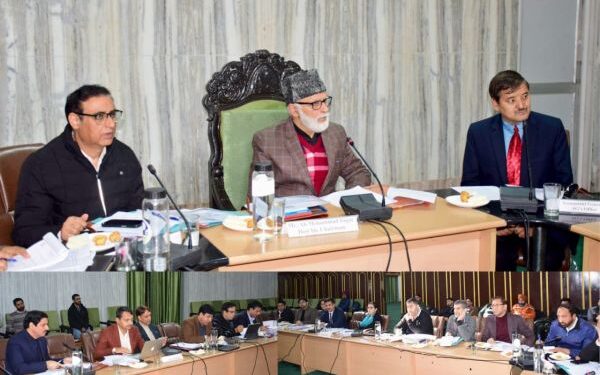 Ali Sagar chairs PUC meeting to examine audit para pertaining to JKRTC