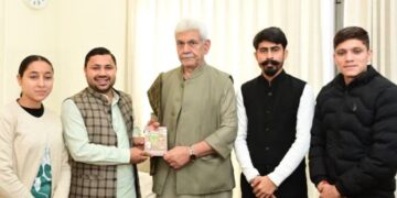 Delegations call on LG Sinha, raise local and student issues