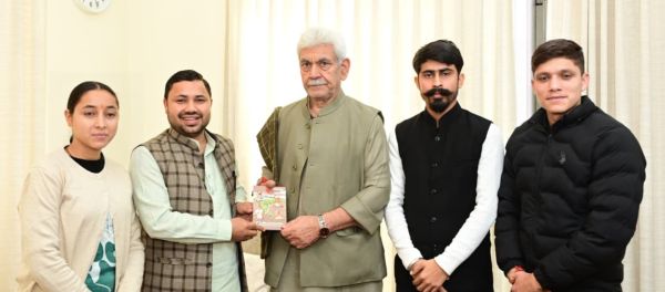 Delegations call on LG Sinha, raise local and student issues