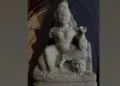 Durga sculpture recovered from Jhelum in Bla