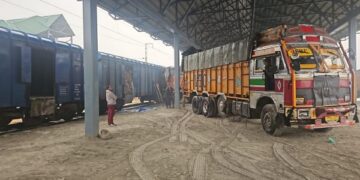 First-ever foodgrain freight train reaches Kashmir