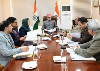 CM Omar Abdullah chairs cabinet meeting