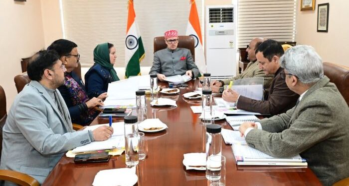 CM Omar Abdullah chairs cabinet meeting