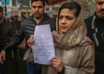 PDP’s Iltija Mufti lodges police complaint against Nitish Kumar for pulling woman’s ‘naqab’