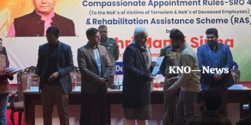 “Tribute to their sacrifice”: LG hands over job letters to terror victim families in Srinagar