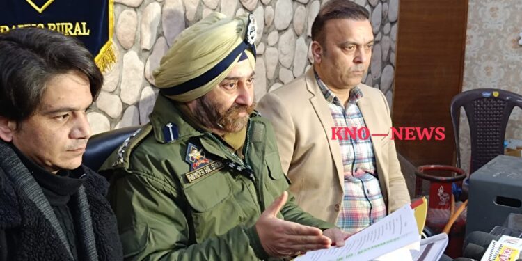 Kashmir rural areas recorded 15% decline in accidents, 22% drop in fatalities in 2025: SSP Traffic