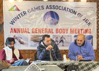 Winter Games Association of J&K holds AGM, honours athletes