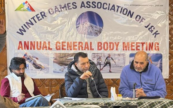Winter Games Association of J&K holds AGM, honours athletes