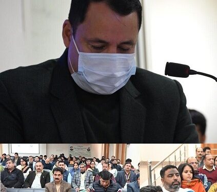 Javid Ahmad Dar calls for vigorous awareness campaign on Agriculture, allied schemes