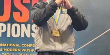 Kupwara’s Rashid Shafi wins Gold at Nordic International Wushu Championship