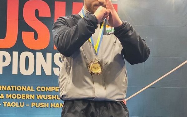 Kupwara’s Rashid Shafi wins Gold at Nordic International Wushu Championship