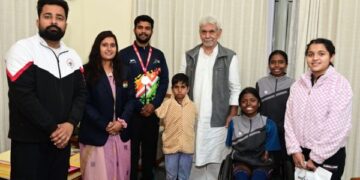 LG meets international Para-Archer Payal Nag, 6-year-old Para Archer Master Aayush