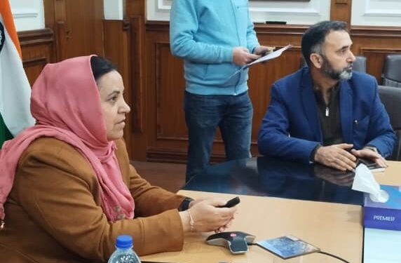 Sakeena Itoo virtually inaugurates training prog on ‘Impacts of Climate Change on Human Health’