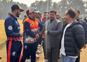 Satish Sharma attends inaugural ceremony of Big JK Premier League in Jammu