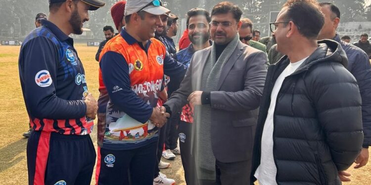 Satish Sharma attends inaugural ceremony of Big JK Premier League in Jammu