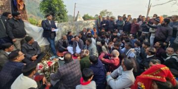 Satish Sharma holds public outreach programme in Chowki Choura