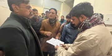 Satish Sharma inspects RTO Office Srinagar