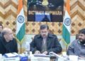 Satish Sharma reviews functioning of key departments in Kupwara